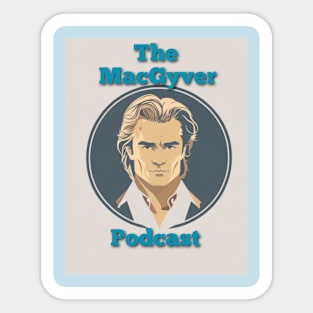 Mac Podcast Blue Sticker